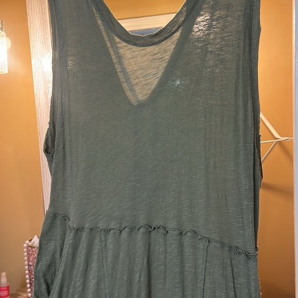 EUC free people homebody romper wt pockets size  lg. - Picture 3 of 5